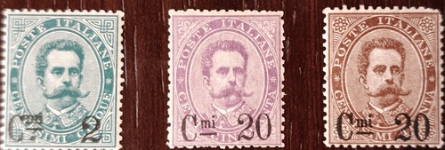 Italia regno 1890 effigie - italia, 1890/91
