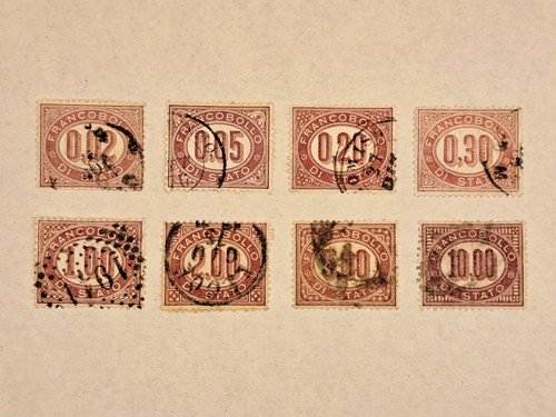 Francobolli servizio 1875 - di,