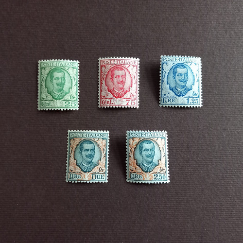Italia regno 1923 floreale - regno, 1923/26