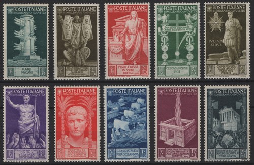 Italia regno 1937 bimillenario - italia,