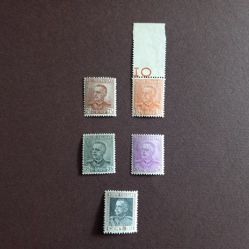 Italia regno 1927 effigie - italia, 1927/29