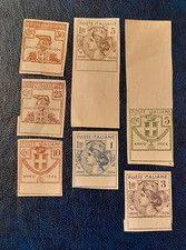 1924 SERIE COMPLETA 7 VALORI