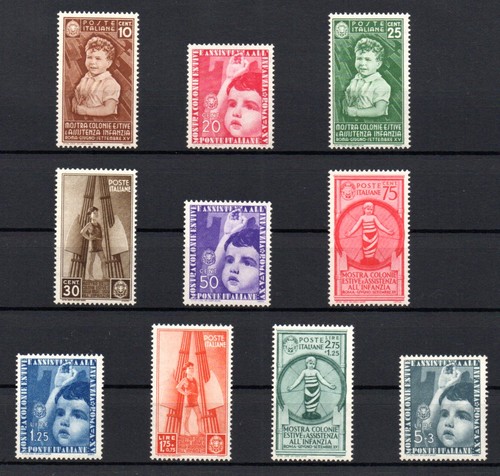 Regno italia 1937 serie - 1937:, di