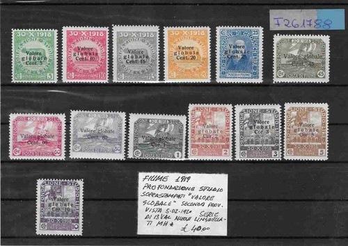 1919 fiume serie 13 - 1919,
